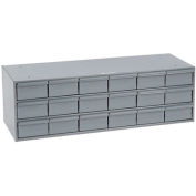 DURHAM Modular Cabinet - 33-3/4x11-5/8x10-7/8" - (18) 5-3/8x11-1/4x2-3/4" Drawers
