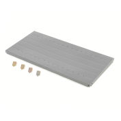 Global Industrial Steel Shelf, 36"W x 18"D, Gray