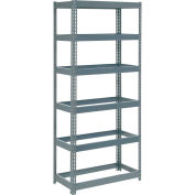 Boltless Extra Heavy Duty Shelving 36"W x 24"D x 60"H, 6 Shelves, No Deck