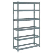 Boltless Extra Heavy Duty Shelving 48"W x 24"D x 60"H, 6 Shelves, No Deck