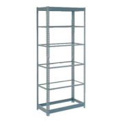 Boltless Heavy Duty Shelving 36"W x 12"D x 84"H, 6 Shelves, No Deck