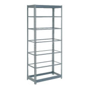 Boltless Heavy Duty Shelving 48"W x 18"D x 84"H, 7 Shelves, No Deck