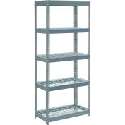 Boltless Extra Heavy Duty Shelving 36"W x 24"D x 84"H, 6 Shelves, Wire Deck