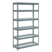 Boltless Extra Heavy Duty Shelving 48"W x 24"D x 84"H, 6 Shelves, Wire Deck