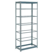 Boltless Heavy Duty Shelving 36"W x 18"D x 96"H, 7 Shelves, No Deck