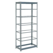 Boltless Heavy Duty Shelving 48"W x 12"D x 96"H, 7 Shelves, No Deck