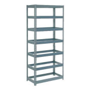 Boltless Extra Heavy Duty Shelving 36"W x 12"D x 96"H, 7 Shelves, No Deck