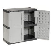 RUBBERMAID Plastic Storage Cabinet - 36x18x37"