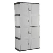 RUBBERMAID Plastic Storage Cabinet - 36x18x72"
