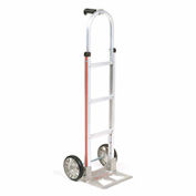 Magliner Aluminum Hand Truck with Pin Handle, Mold-On Rubber Wheels