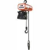 CM Valuestar 1,000 Lb. Capacity  Electric Chain Hoist with Chain Container