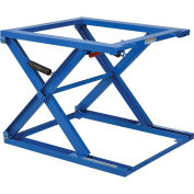 Steel Pallet & Skid Carousel Stand, Blue, 5000 Lb. Capacity