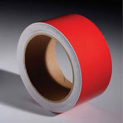 INCOM Reflective Safety Tape, 2"W x 30'L, Solid Red, 1 Roll