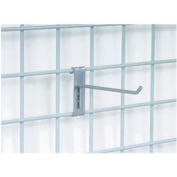 Nexel GW/H4 Grid Wall Peg Hook, Steel, 4"L