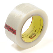 3M 371 Carton Sealing Tape, 1.8 Mil, 2" x 110 Yds., Clear - Pkg Qty 36
