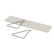 Accessory Shelf  For Computer Workstation, 48"W, Gray
