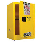 Flammable Liquid Cabinet Manual Single Door, Vertical Storage