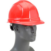 ERB™ Omega II Hard Hat, 6-Point Ratchet Suspension, Red, 19952