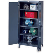 STRONG HOLD Ultra-Capacity Lifetime Cabinet - 36x24x78" - Steel - Dark gray