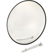 Outdoor Wide Angle Convex Safety Mirror, 18" Diameter, Acrylic, 160°