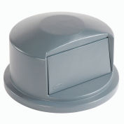 Rubbermaid Dome Lid For 55 Gallon Trash Container, Gray