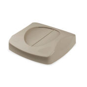 Lid For 23 Gallon Square Waste Receptacles - Beige