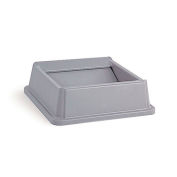 Lid For 35 & 50 Gallon Square Waste Receptacles - Gray