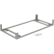Global Industrial Dolly Base, 36"Wx18"D, Gray