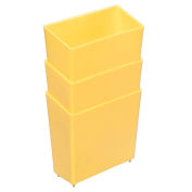 Plastic Little Bin For Plastic Bins - 4 x 2 x 4 Yellow - Pkg Qty 50