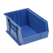 Hanging & Stacking Storage Bin, 11 x 16 x 8, Blue - Pkg Qty 4