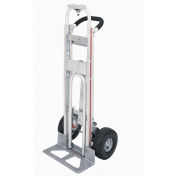 Magliner TPAUA4 3-in-1 Aluminum Hand Truck with 10" Full Pneumatic Wheels