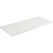 Workbench Top - Plastic Laminate Safety Edge, Light Gray, 60" W x 30" D x 1-5/8" Thick