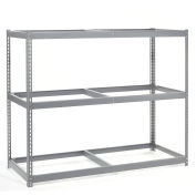Wide Span Rack With 3 Shelves No Deck, 1200 Lb Capacity Per Level, 60"W x 24"D x 84"H
