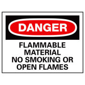 Danger Flammable Material Sign