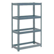 Boltless Extra Heavy Duty Shelving 36"W x 12"D x 60"H, 4 Shelves, No Deck