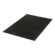Apache Mills Deep Cleaning Ribbed Entrance Mat, Charcoal Gray, 48 x 96"