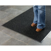 Apache Mills Deep Cleaning Ribbed 3'W Roll Entrance Mat, Charcoal