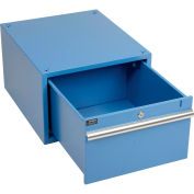 Global Industrial Steel Drawer, 17-1/4"W x 20"D x 12"H, Blue