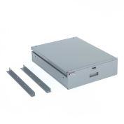 Global Industrial Standard Workbench Drawer, Gray, 5-3/8"H
