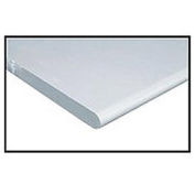 Workbench Top - ESD Safety Edge, White, 48" W x 36" D x 1-1/4" Thick