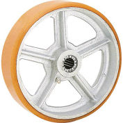 Global Industrial 5/8 6" x 2" Polyurethane Wheel, 5/8" Axle, 1/Pk