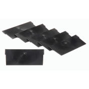 Akro-Mils 40170 Shelf Bin Divider For 11"W x 4"H Shelf Bins, Black, 24/Pk