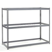 Wide Span Rack 72"W x 24"D x 84"H With 3 Shelves No Deck 750 Lb Capacity Per Level