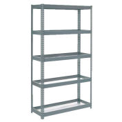 Boltless Extra Heavy Duty Shelving 48"W x 24"D x 84"H, 5 Shelves, No Deck