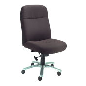 Global Industrial Big & Tall Chair, Fabric Upholstery, Black