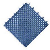 NoTrax Drainage Mat Interlocking Tile, 12" x 12" x 9/16", Blue