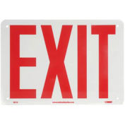 NMC GL12R Glo-Brite Exit Sign - Rigid Plastic