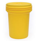 EAGLE Poly Overpack/Salvage Drum - 30-Gallon Capacity - Screw-On Lid