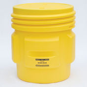 EAGLE Poly Overpack/Salvage Drum - 65-Gallon Capacity - Screw-On Lid