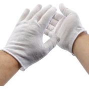 PIP Inspection Gloves, Womens Unhemmed, White, 1 Dozen